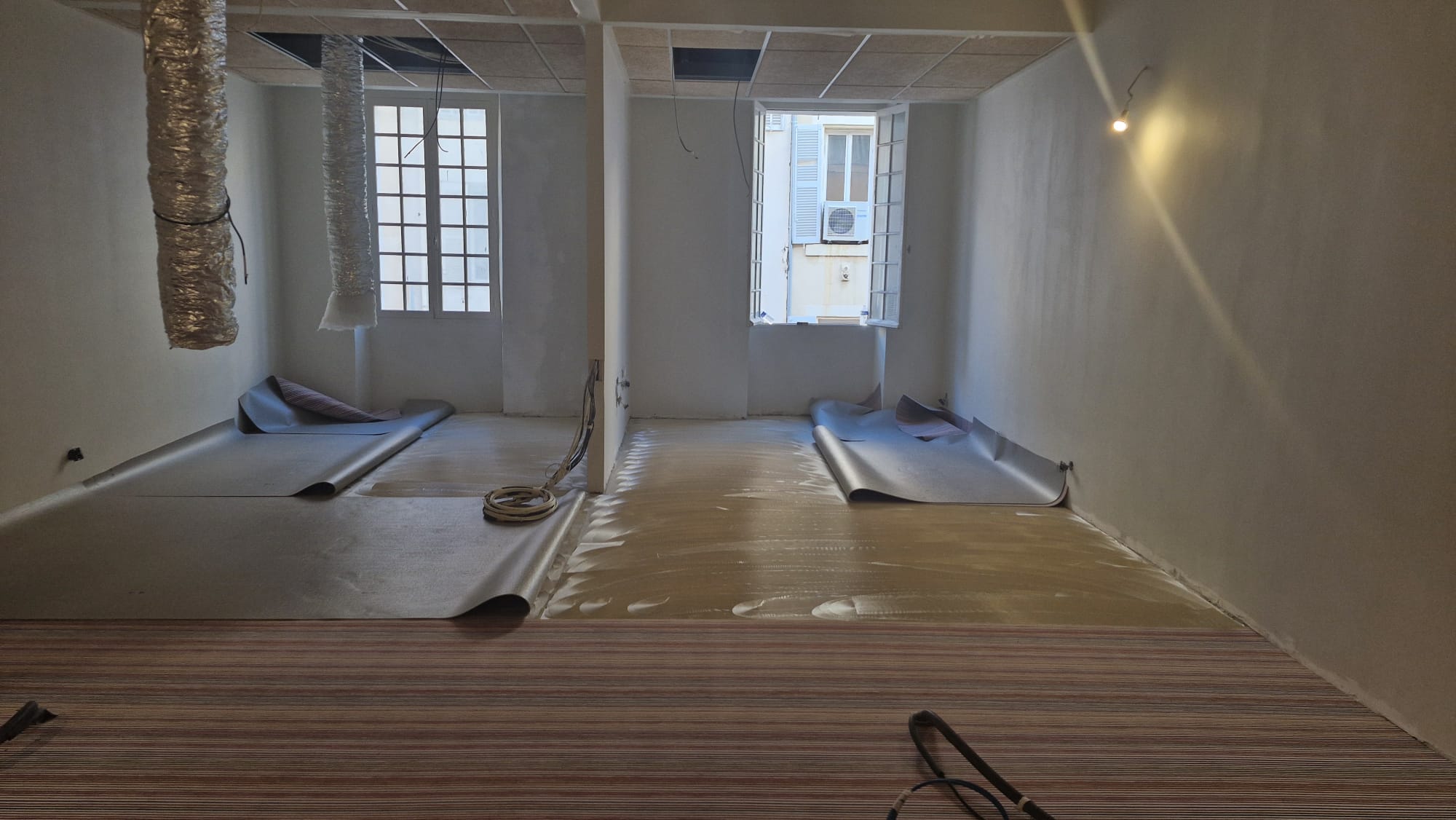 Encollage Pose Flotex Bureaux Marseille - Les Maîtres Soliers